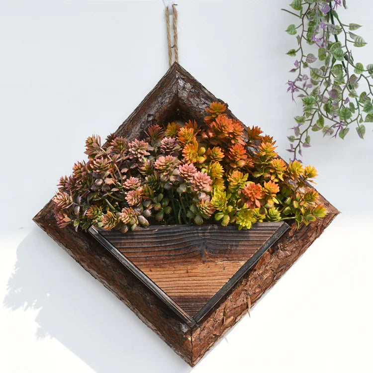 Jardinière Murale en Bois
